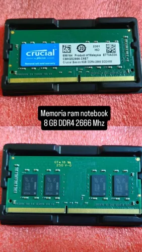 Memória ram 8 gb DDR4 2666 Mhz para notebook 