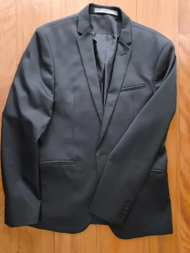blazer masculino zara man preto