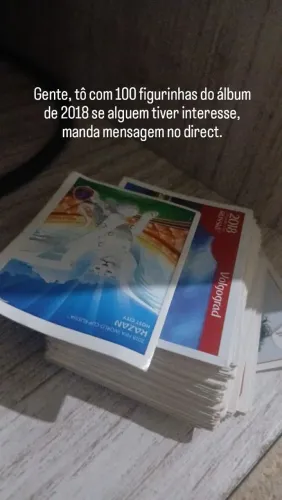 100 Figurinhas do álbum da copa de 2018
