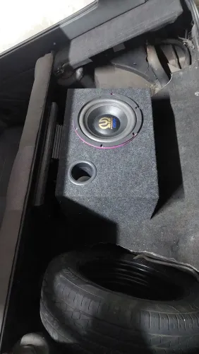 Caixa de som pioneer 10 polegadas*aceito troca por 1 de 12 **
