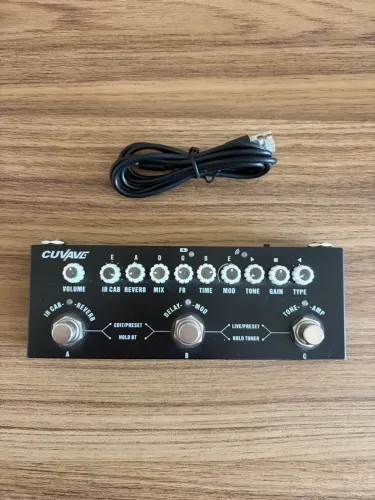 Pedal De Efeito M-vave Cuvave Cube Baby Guitarra Elétrica