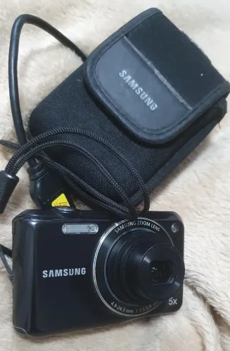 Câmera Digital Samsung ES68 12.2MP - Zoom 5x + Case Original