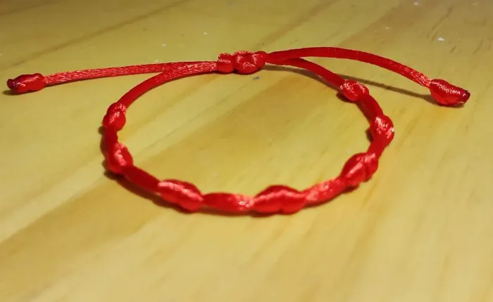 Pulseira 7 nós amuleto de proteção espiritual.