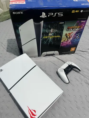 VENDO OU TROCO PS5 SLIM Novo