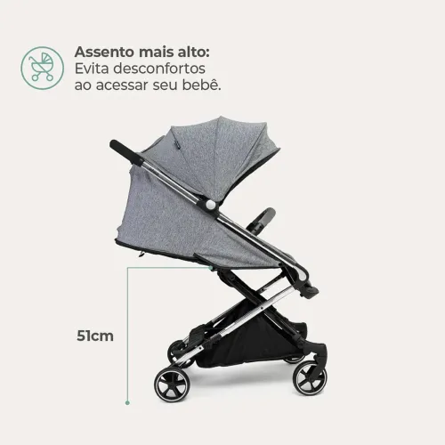 kit carrinho de bebê com bebê conforto e fechamento mala