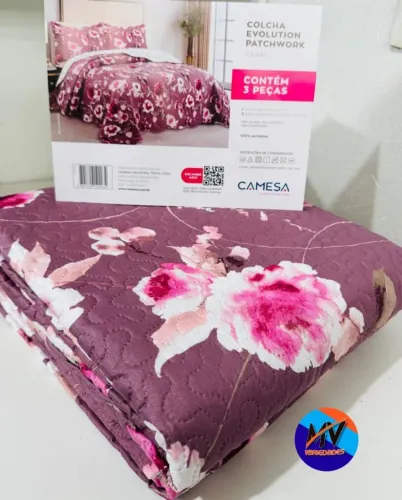 Cobre Leito Casal Liso e Estampado