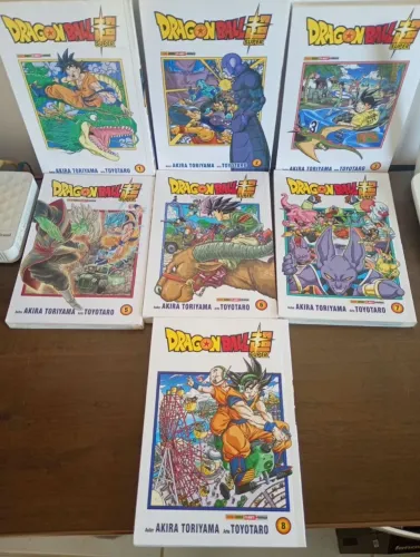 Lote de mangá: Dragon Ball Super volume1-8 faltando o 4