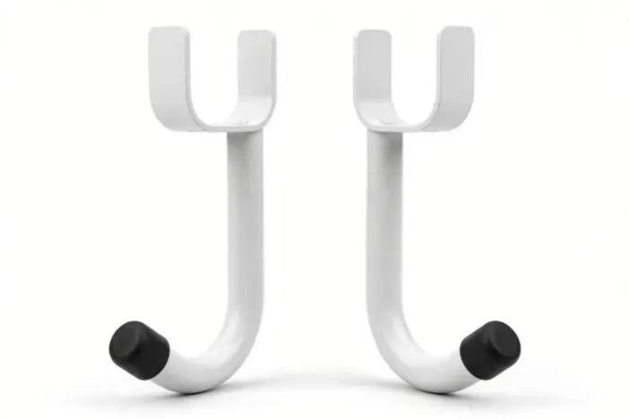 10 Pares Braço Suporte Gancho J Branco Para Painel