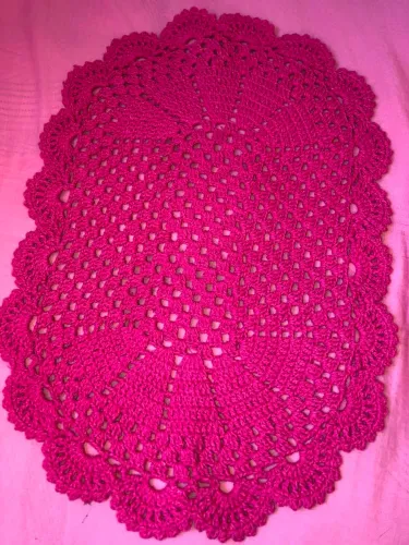 Conjunto de crochê para banheiro
