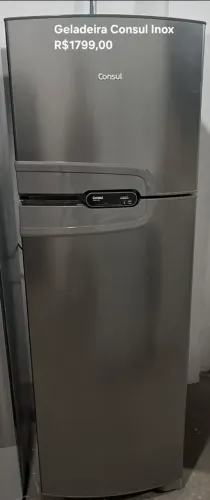 Geladeira Consul inox 300 litros