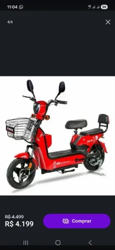 Bicicleta elétrica para vender 