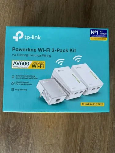 TP-Link AV600 Pack Kit com 3 unidades