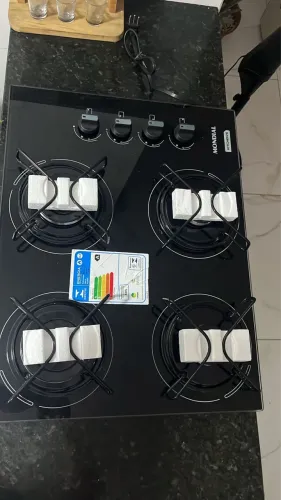 Fogão cooktop 4 bocas