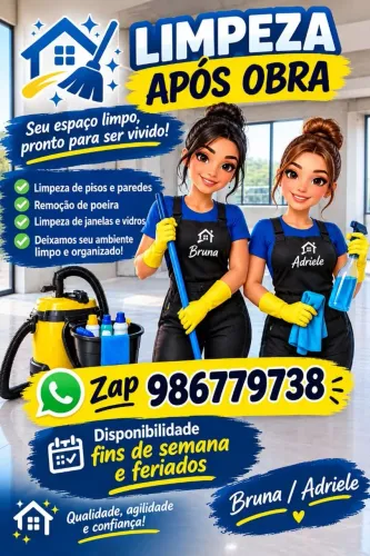 Limpeza após obra