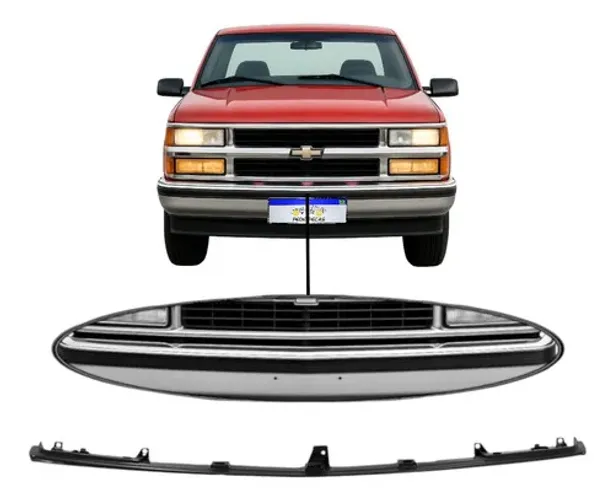 Bigode Inferior Chevrolet Silverado 1993 1994 1995 A 2001