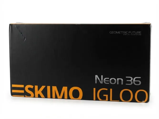 Water Cooler Geometric Future Eskimo Igloo Neon 360mm RGB Intel-AMD PWM Preto GEO-EI-N36B