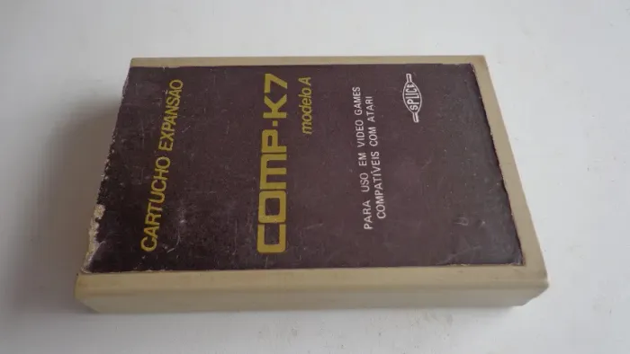 Cartucho Comp-k7 modelo A Para Atari 2600 Funcionando