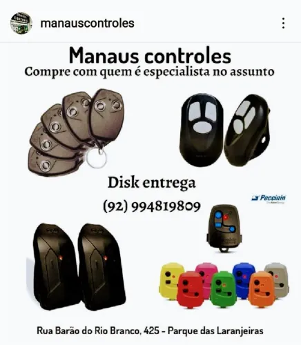 Controle para portão eletrônico 
