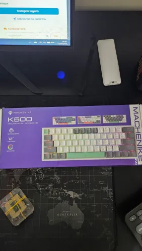 Teclado Mecânico k500 60% Switch Red