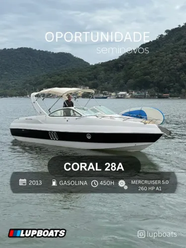 LANCHA CORAL 28A - 2013 (REAL, NX BOATS, FOCKER, VENTURA)