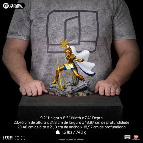 Aioria de Leão Os Cavaleiros do Zodíaco Saint Seiya Iron Studios 1/10