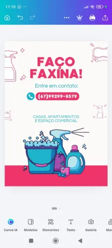 Faço faxinas