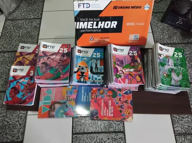 KIT de Livro FTD 3 ° ano ensino médio