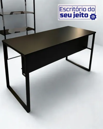 Mesa de Escritório Reforçada 1,1m NOVA Multiuso Industrial para Computador Notebook Estudo