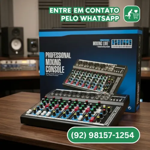 Mesa de Som 7 Canais