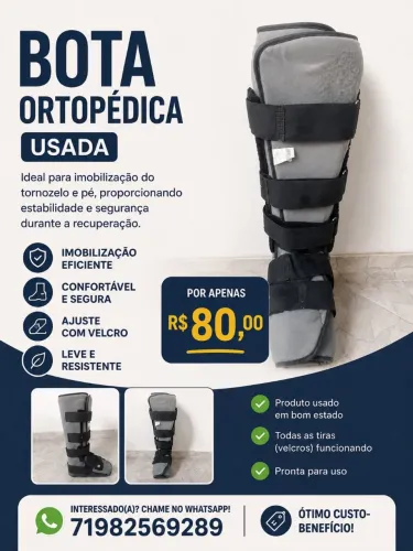 Vendo bota ortopédica
