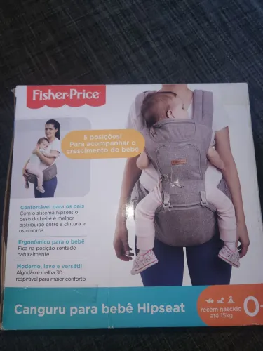 Canguru Para Bebe Fisher-price Cinza - 5 Maneiras De Usar 