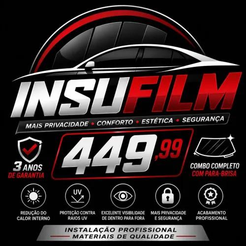 Película Insufilm Profissional - Nano - Carbono