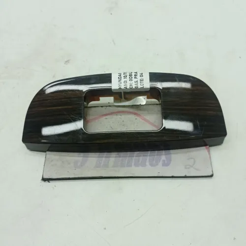 Acabamento Painel Case Chave Hyundai Santa Fé 3.5 V6 2011  Marrom Imitação De Madeira