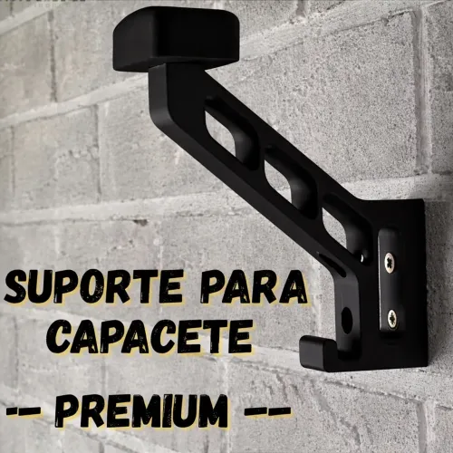 SUPORTE PARA CAPACETE DE MOTO ROBUSTO 
