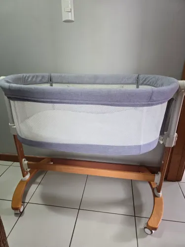 Vendo berço Co-sleeper Eternity Cinza usado