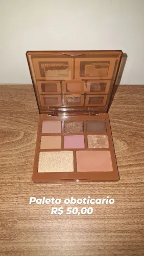 Paleta multifuncional oboticario 