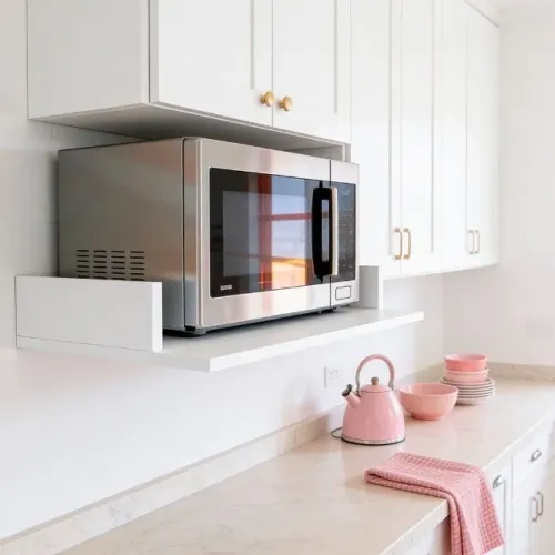 Suporte Para Micro Ondas, Forno Mdf Nicho Cozinha Fácil Montagem