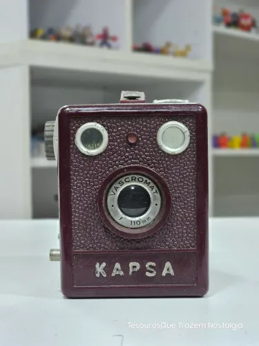 Câmera Kapsa Anos 50 Vermelha