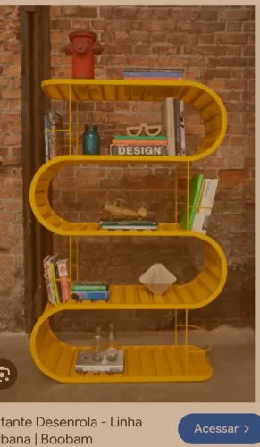 Estante Desenrola. Designer Luciana Duque