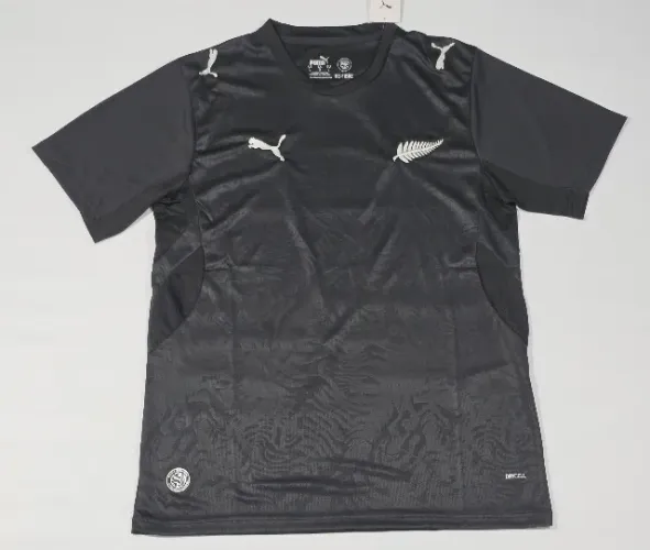 Camisa Seleção Nova Zelandia I Home 2026/27 - Preta Copa do Mundo (Versão Torcedor)