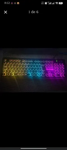Teclado RGB Compacto Com Led