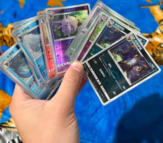 Cartas pokemon - eeveelution gem pack vol 2- kit com 19 cartas