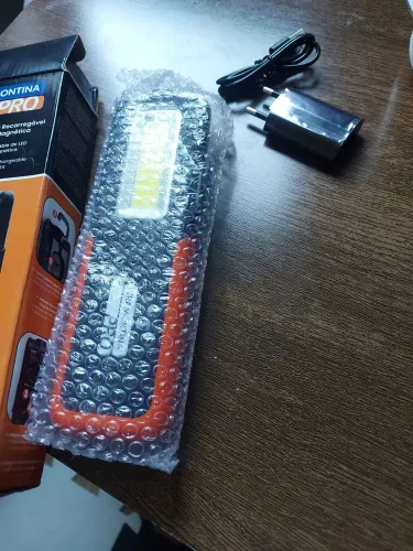 Lanterna De Led Recarregável Base Magnética Tramontina Pro<br>