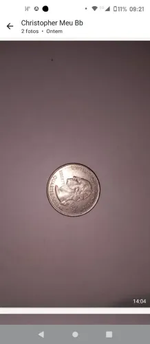 Moeda 25 centavos ( quarter dollar ) Estados Unidos