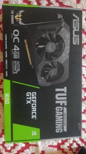 PLACA DE VÍDEO ASUS GTX 1650 4GB ASUS TUF GAMING
