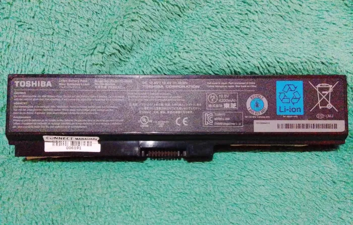 Bateria viciada Toshiba 