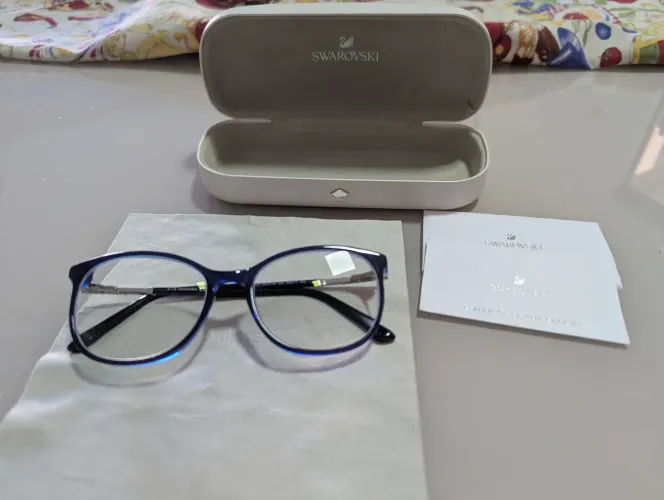 Armação Swarovski Azul