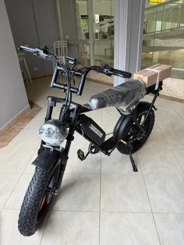 BICICLETA ELÉTRICA V8 - NOVA | PRONTA ENTREGA ?