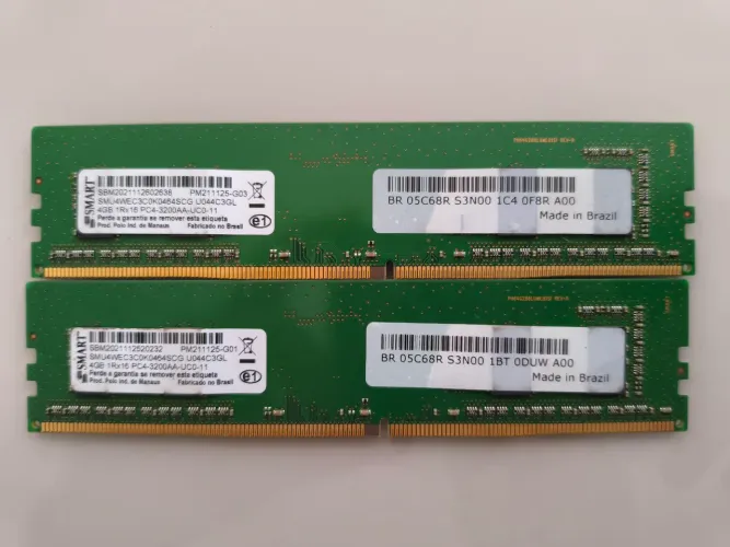 Memória DDR4 SMART 2x4GB