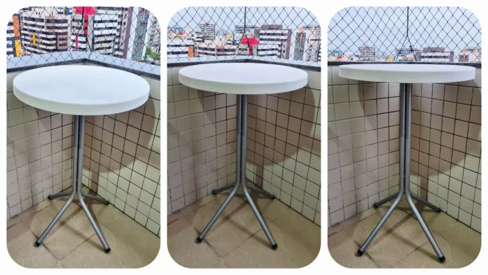 Mesa Redonda Tramontina Summa Sigma Alta<br><br>Mesa Redonda Tramontina Summa Sigma Alta